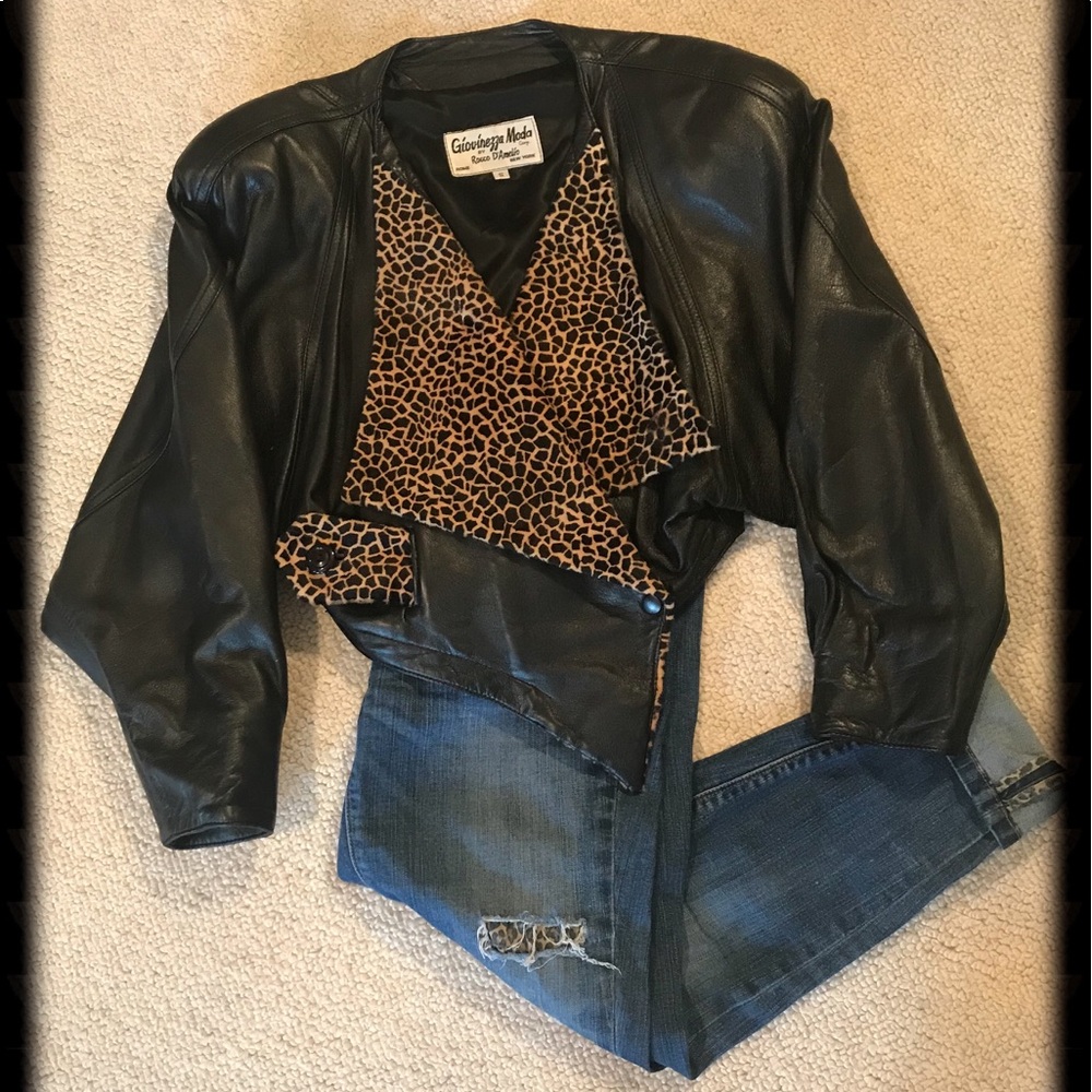 Giovinezza Moda by Rocco D’Amelio Leather Jacket